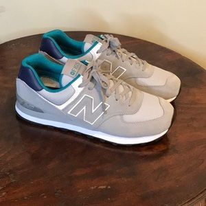 COPY - New Balance 574 x FIGS Shoes Gray Teal ML574FGG NEVER WORN 8.5 Men 10 Wo…